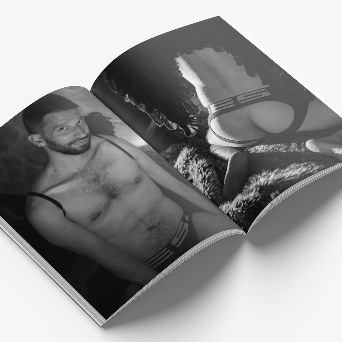 Pages intérieures du magazine Adart Book I : modèle François 2