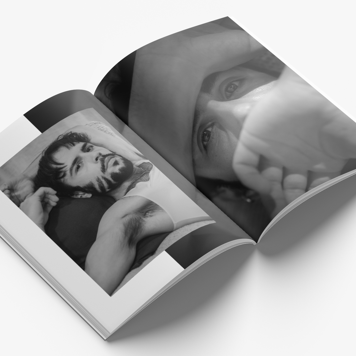 Double page du magazine Adart Book II avec Hugo